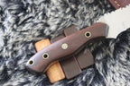 MKS HANDMADE D2 TOOL STEEL HUNTING BOWIE SKINNER KNIFE WALNUT WOOD HANDLE