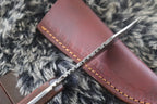 MKS HANDMADE D2 TOOL STEEL HUNTING BOWIE SKINNER KNIFE WALNUT WOOD HANDLE
