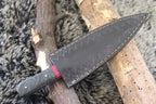 MKS HANDMADE DAMASCUS ART HUNTING DAGGER KNIFE WITH CORIAN HANDLE