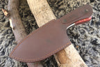 MKS HANDMADE D2 TOOL STEEL ART HUNTING TRACKER KNIFE CORIAN HANDLE