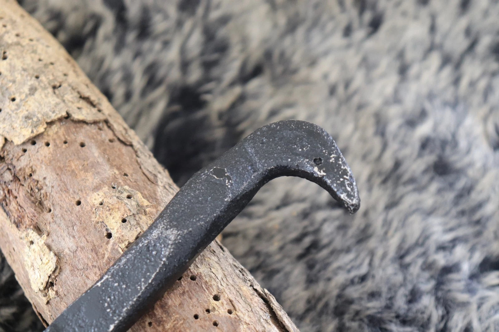 MKS HANDMADE DAMASCUS ART HUNTING D2 TOOL STEEL SKINNER KNIFE BLANK BLADE HANDLE