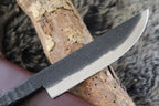 MKS HANDMADE DAMASCUS ART HUNTING D2 TOOL STEEL SKINNER KNIFE BLANK BLADE HANDLE