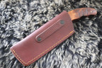 MKS HANDMADE DAMASCUS ART HUNTING WHARNCLIFFE KNIFE WITH WALNUT WOOD HANDLE