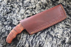 MKS HANDMADE DAMASCUS ART HUNTING WHARNCLIFFE KNIFE WITH WALNUT WOOD HANDLE